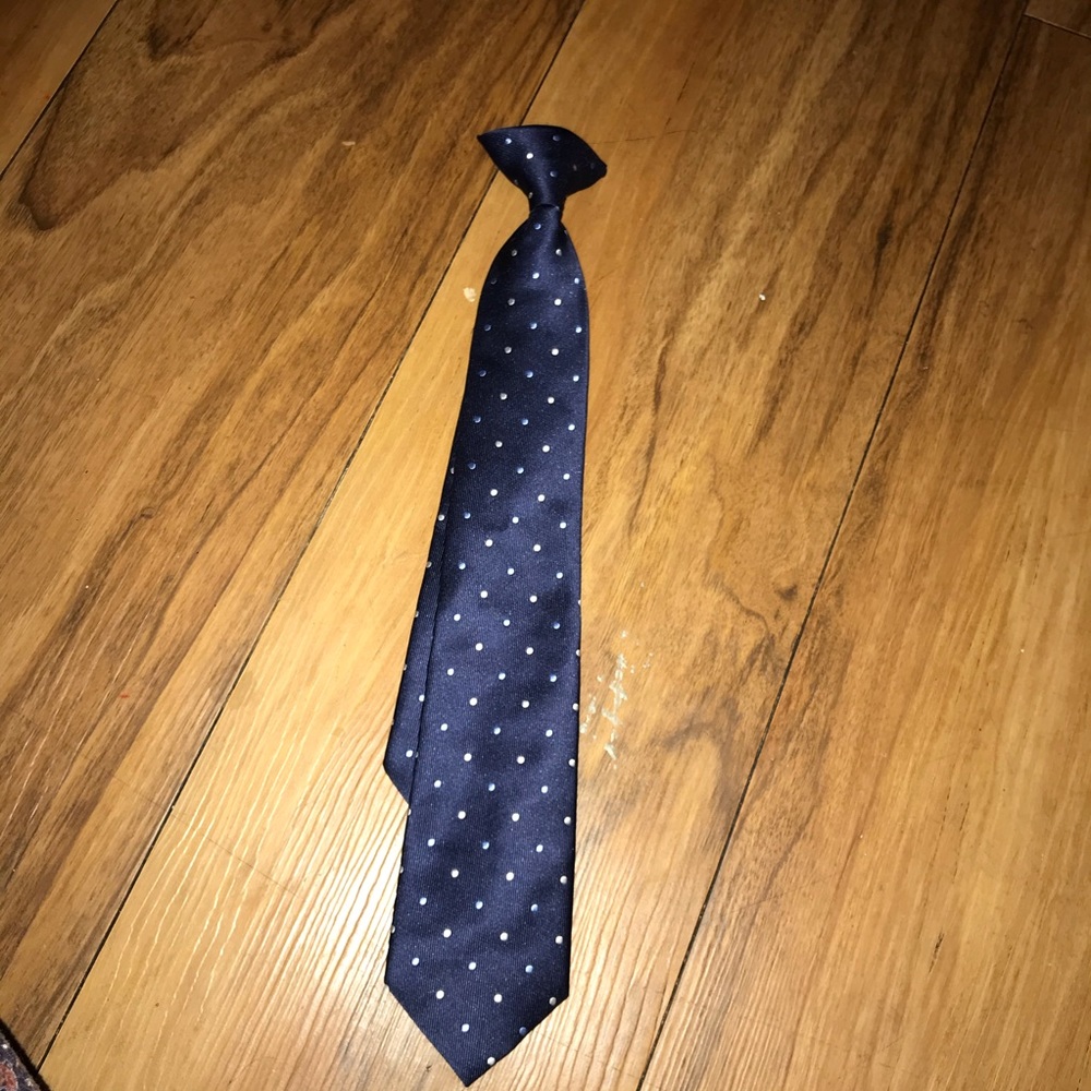 Michael Kors Collection polka dot Clip on tie